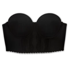 Parfait Elissa Black Contour Longline Bustier Bra P50116 11 Parfait Elissa Black Contour Longline Bustier Bra P50116
