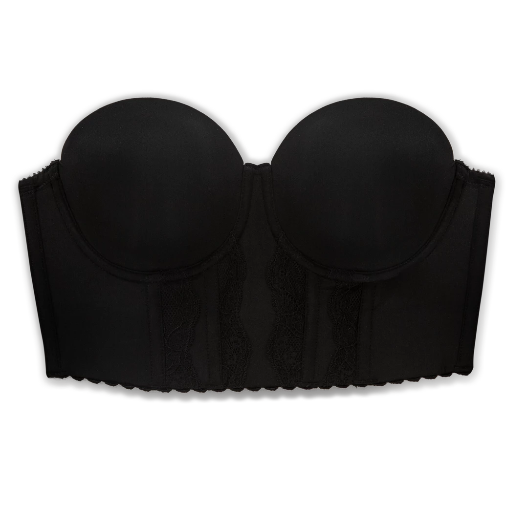 Parfait Elissa Black Contour Longline Bustier Bra P50116 7 Parfait Elissa Black Contour Longline Bustier Bra P50116
