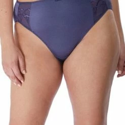 Elomi Cate Denim Blue Full Brief Panty 4035 Bra & Panty Sets
