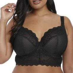 Elomi Charley Black Lace Bralette Bra 4381
