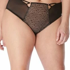 Elomi Sadie Black Cheeky Brief Panty 4436 Bra & Panty Sets