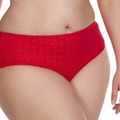 Elomi Swimwear Kissimmee Mid Rise Bikini Bottom 7066 Red