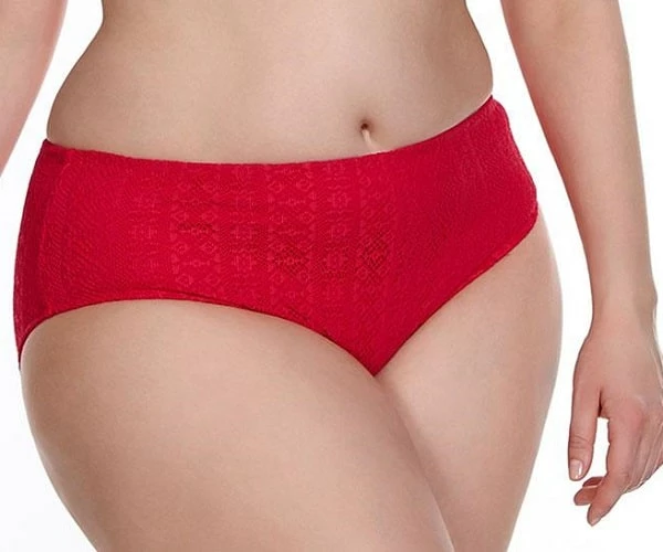 Elomi Swimwear Kissimmee Mid Rise Bikini Bottom 7066 Red 3 Elomi Swimwear Kissimmee Mid Rise Bikini Bottom 7066 Red