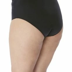 Elomi Swimwear Magnetic Twist Black Mid Rise Bikini Bottom 7196