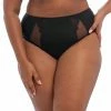 Elomi Brianna Black Full Brief Panty 8085