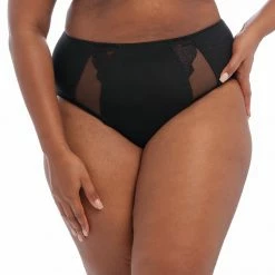 Elomi Brianna Black Full Brief Panty 8085