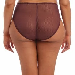 Elomi Charley Aubergine High Leg Brief Panty 4386 9 Elomi Charley Aubergine High Leg Brief Panty 4386