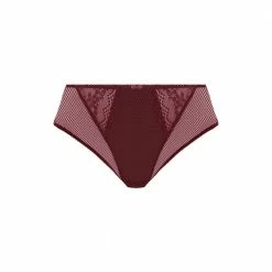 Elomi Charley Aubergine High Leg Brief Panty 4386 10 Elomi Charley Aubergine High Leg Brief Panty 4386