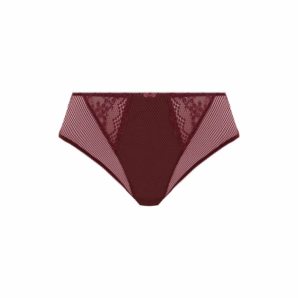 Elomi Charley Aubergine High Leg Brief Panty 4386 6 Elomi Charley Aubergine High Leg Brief Panty 4386