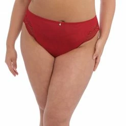 Bra & Panty Sets Elomi Priya Haute Red Brazilian Panty 4557
