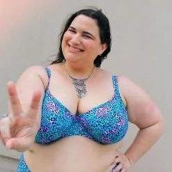 Elomi Swimwear Electric Savannah Leopard Adjustable High Waist Bikini Bottom 800773