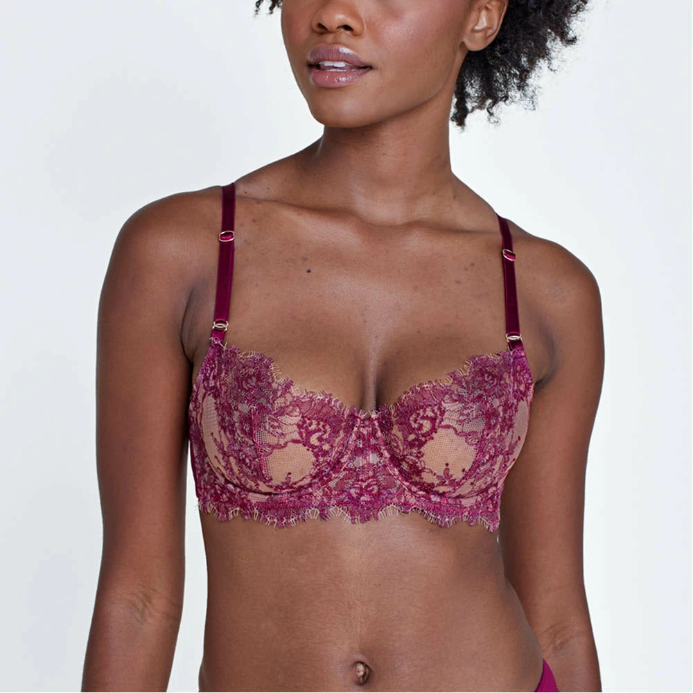 Bras Skarlett Blue Entice Crushed Berries Lace Balconette Bra 324143 3 Bras Skarlett Blue Entice Crushed Berries Lace Balconette Bra 324143