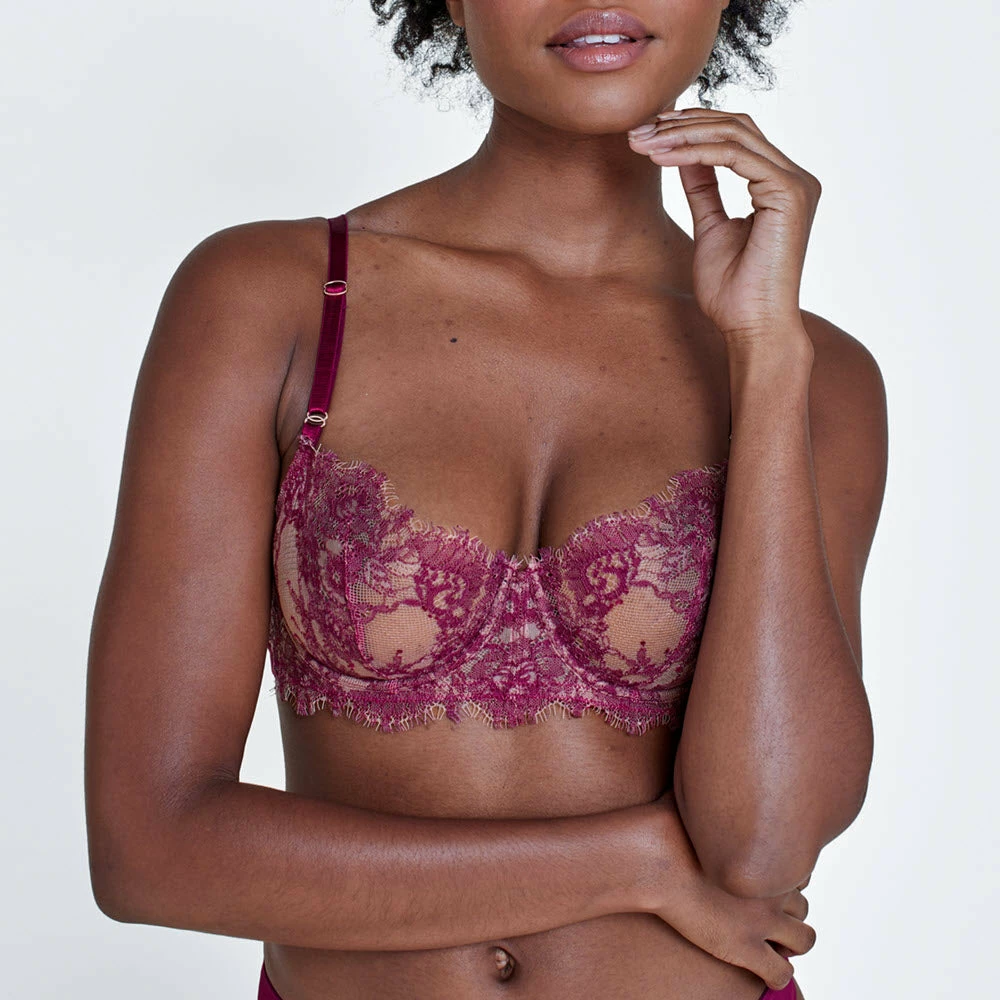 Bras Skarlett Blue Entice Crushed Berries Lace Balconette Bra 324143 4 Bras Skarlett Blue Entice Crushed Berries Lace Balconette Bra 324143