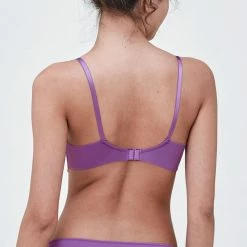 Skarlett Blue Entice Purple Cashmere Lace Balconette Bra 324143