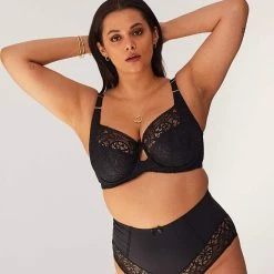 Panache Sculptresse Estel Black Lace Bra 9685