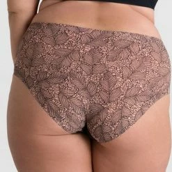 Bra & Panty Sets Evelyn & Bobbie High Waisted Retro Plus Size Black Bikini Panty