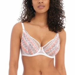 Bras Freya Festival White Coral High Apex Unlined Bra 5621
