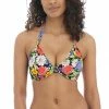 Freya Swimwear Floral Haze Multi Print Halter Bikini Top 202804
