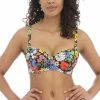 Freya Swimwear Floral Haze Multi Print Sweetheart Padded Bikini Top 202803