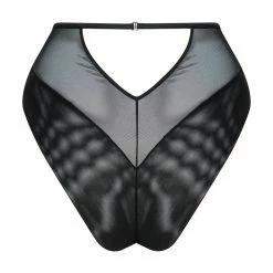 Bra & Panty Sets Curvy Kate Scantilly Fallen Angel Black High Waist Brief Panty 012208