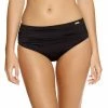 Fantasie Swimwear Versailles Black Control Mid Rise Bikini Bottom 5752