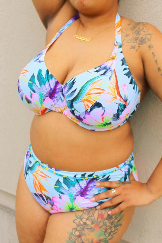 Fantasie Swim Fantasie Paradiso Soft Mint Plunge Halter Bikini Top 501804 6 Fantasie Swim Fantasie Paradiso Soft Mint Plunge Halter Bikini Top 501804