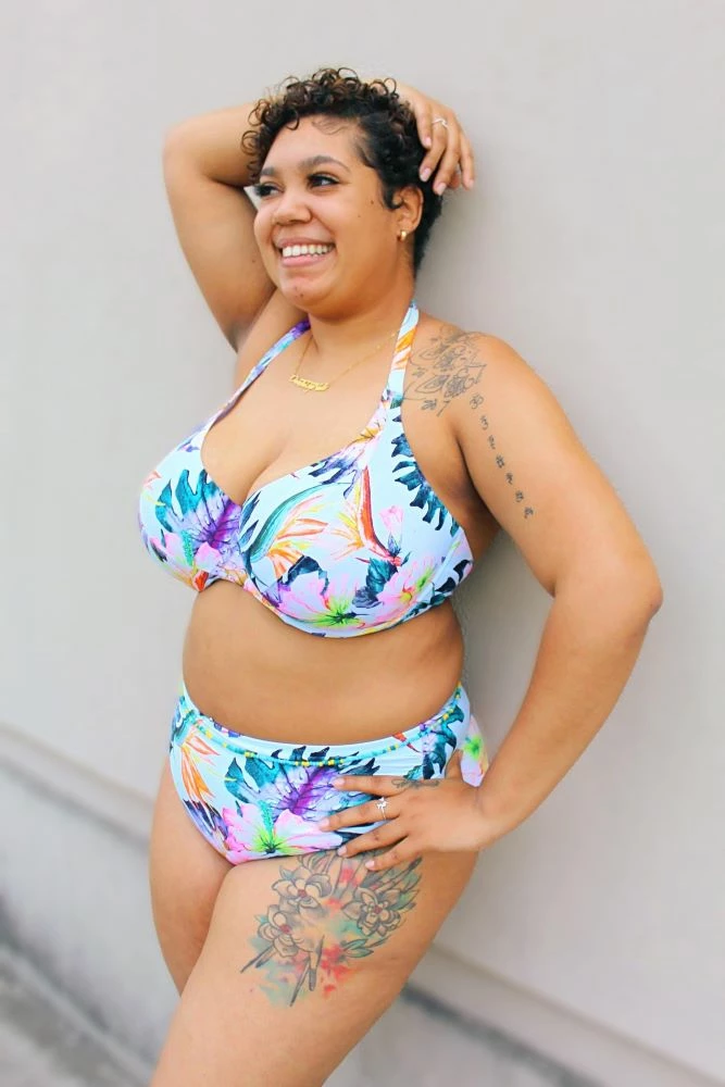 Fantasie Swim Fantasie Paradiso Soft Mint Plunge Halter Bikini Top 501804 7 Fantasie Swim Fantasie Paradiso Soft Mint Plunge Halter Bikini Top 501804