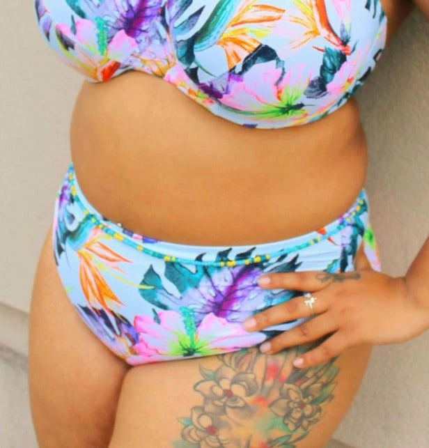 Fantasie Swimwear Paradiso Soft Mint Gathered High Waist Bikini Bottom 501871 3 Fantasie Swimwear Paradiso Soft Mint Gathered High Waist Bikini Bottom 501871