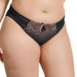 Fit Fully Yours Nicole Black Gold Bikini Panty U2272 Bra & Panty Sets