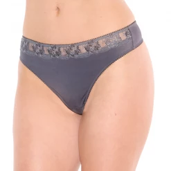 Fit Fully Yours Bridget Mauve Plum Thong Panty U2641 Bra & Panty Sets