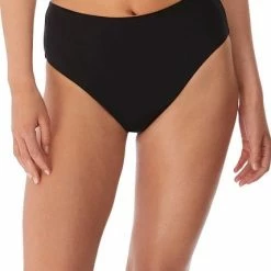 Freya Swimwear Remix Black Hi Leg Bikini Bottom 5890