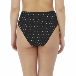 Freya Swimwear Jewel Cove Black High Waist Bikini Bottom 7236 8 Freya Swimwear Jewel Cove Black High Waist Bikini Bottom 7236