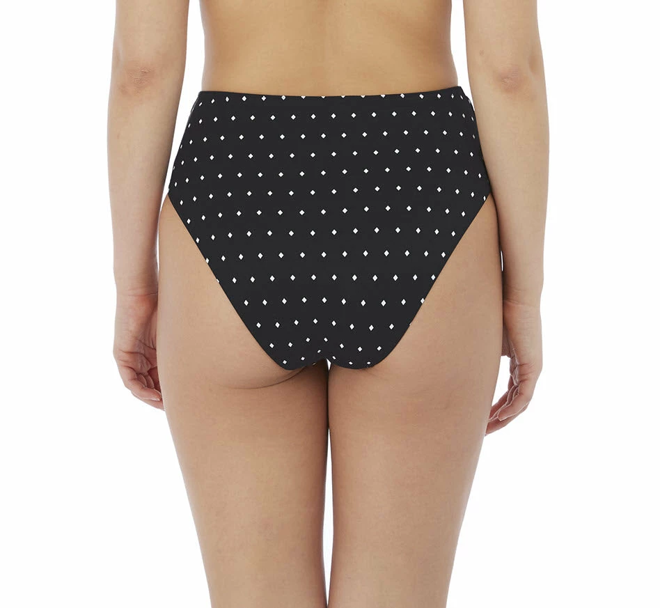 Freya Swimwear Jewel Cove Black High Waist Bikini Bottom 7236 5 Freya Swimwear Jewel Cove Black High Waist Bikini Bottom 7236
