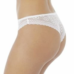 Bra & Panty Sets Freya Love Note White Brazilian Thong Panty 5217
