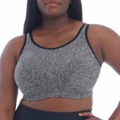 Goddess Soft Cup Pewter Heather Sports Bra 6913
