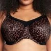 Bras Goddess Kayla Dark Leopard Print Unlined Bra 6164