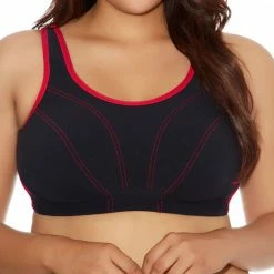 Bras Goddess Black Wireless Sports Bra 6910