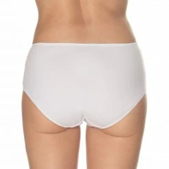 Gemsli 3 Pack Organic Cotton White Hipster Panty 31200