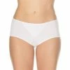 Gemsli 3 Pack Organic Cotton White Hipster Panty 31200