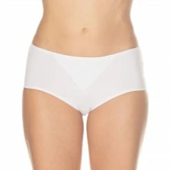 Gemsli 3 Pack Organic Cotton White Hipster Panty 31200