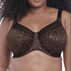 Goddess Kayla Dark Leopard Print Unlined Bra 6162 Bras