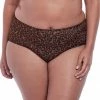 Goddess Kayla Dark Leopard Print Brief Panty 6168