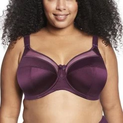 Goddess Kiera Damson Unlined Bra 6090