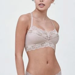 Bras Skarlett Blue Goddess Busty Cashmere Unlined Lace Bralette Bra 335213