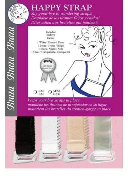 Brazabra Accessories Braza Happy Strap Assorted Adjustable Bra Converter S5080 3 Brazabra Accessories Braza Happy Strap Assorted Adjustable Bra Converter S5080