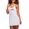 Dream Girl Dreamgirl Lingerie Soft Spandex Jersey 'I Do' White Chemise 11500