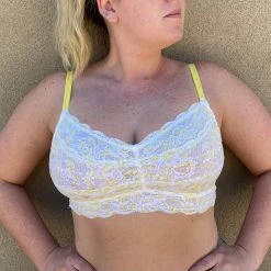 Cosabella Curvy Sweetie Soft Bra Animal Limone Lace Bralette Never1310P Bras