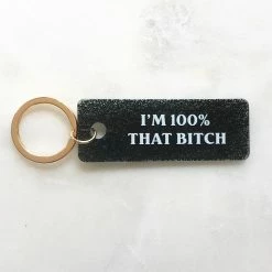 Ryan Porter Gifts Ryan Porter Acrylic Message Keychain Accessories