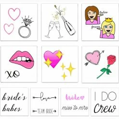 Inked By Dani Bride To Be Pack Temporary Tattoos