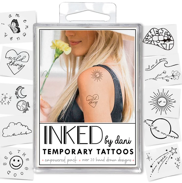 Inked By Dani Empowered Temporary Tattoos 3 Inked By Dani Empowered Temporary Tattoos